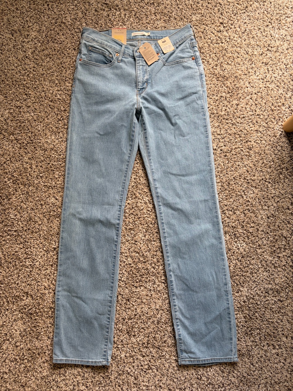 Levi's Light Blue Straight-Leg Jeans